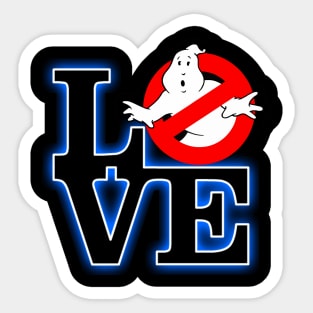Love Park Ghostbusters Sticker